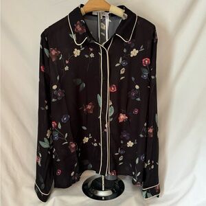 Stella & Rose, sheer floral top, size 14, New!